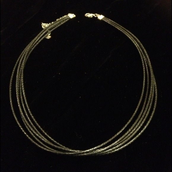 Leather necklace