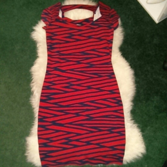 Red & Blue Dress