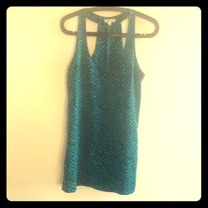 Printed halter dress