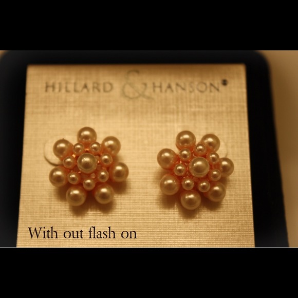 Elegant pinkish color pearl earrings - Picture 3 of 3