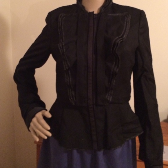 Military style wool blazer - Picture 1 of 4