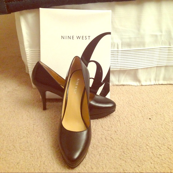 Nine West leather heels