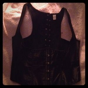 Black lingerie/costume corset
