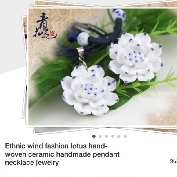 Lotus necklace🚫SOLD🚫 - Picture 2 of 2