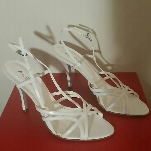 White sandals