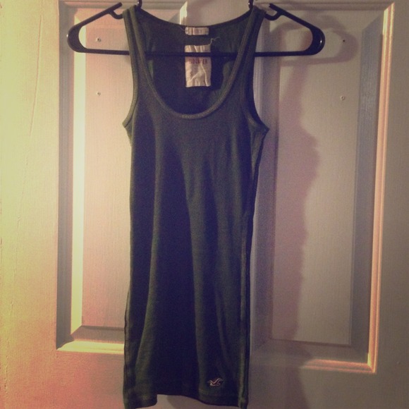 Green tank top