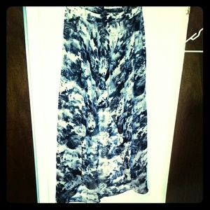 SOLDKimchi Blue high low cascading ruffle skirt