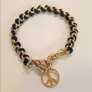 SOLD in bundle! Peace sign bracelet