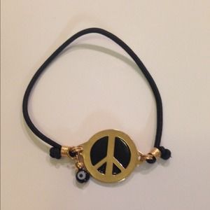 SOLD in bundle Peace sign bracelet