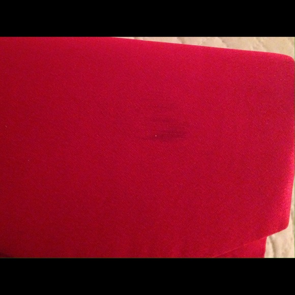 Red Satin Clutch - Picture 2 of 3