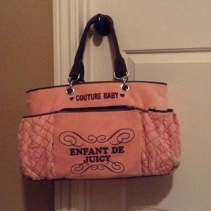 Juicy Couture baby diaper bag