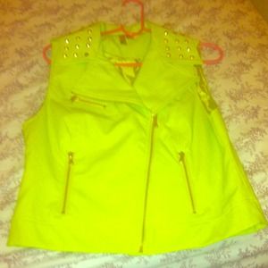 Forever 21 Lime Green Vest