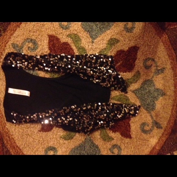 Sparkly thin vest