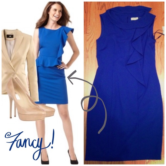 *Host pick* Blue knee length day or night dress 