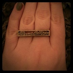 3d printed  Brooklyn knuckle duster ring