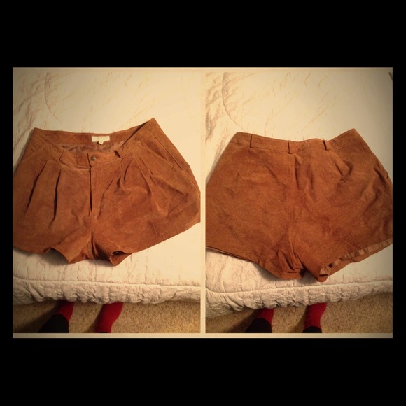 Forever 21 High-waisted Suede Shorts