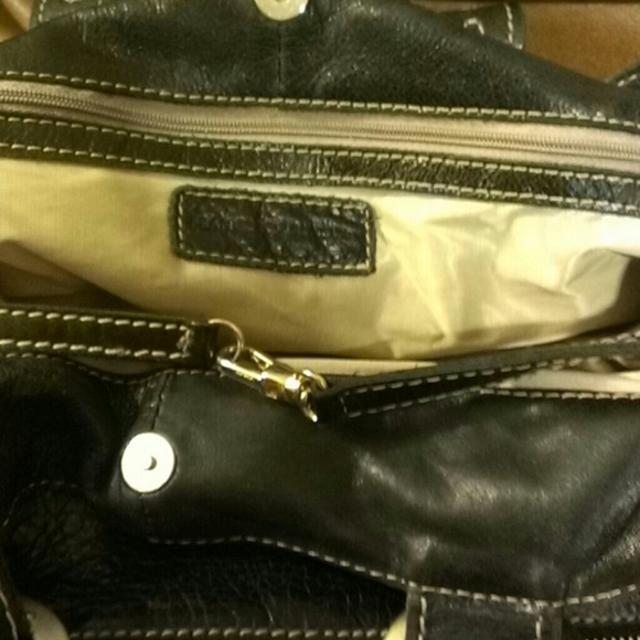 Lambskin leather bag, made in Italy. - Picture 4 of 4