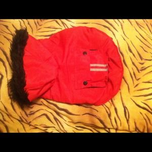 Red dog hoodie