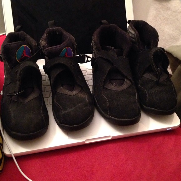 Jordan aquas 8s size 2 & 2.5 kids