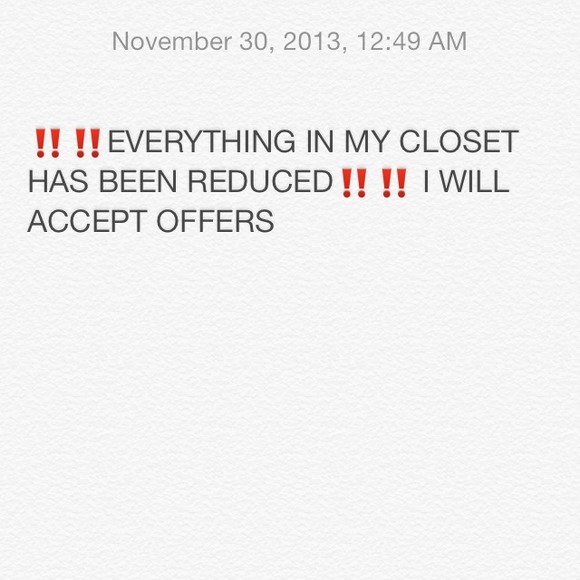 Everything has been reduced