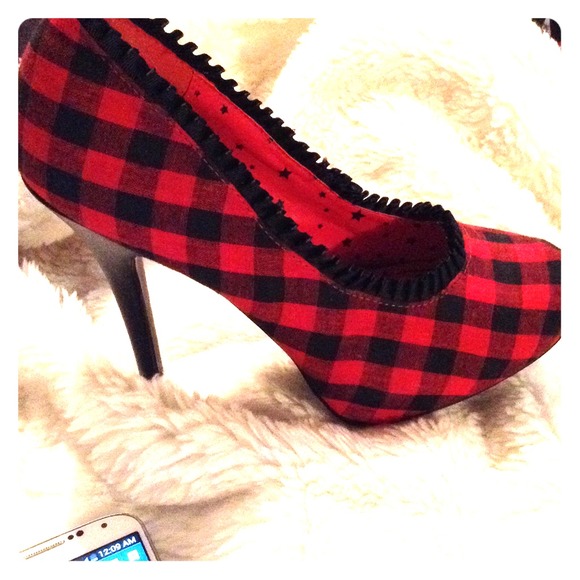 Plaid heels (Bamboo)