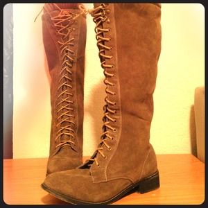BDG (urban outfitters) Riding Boots Tan suede!