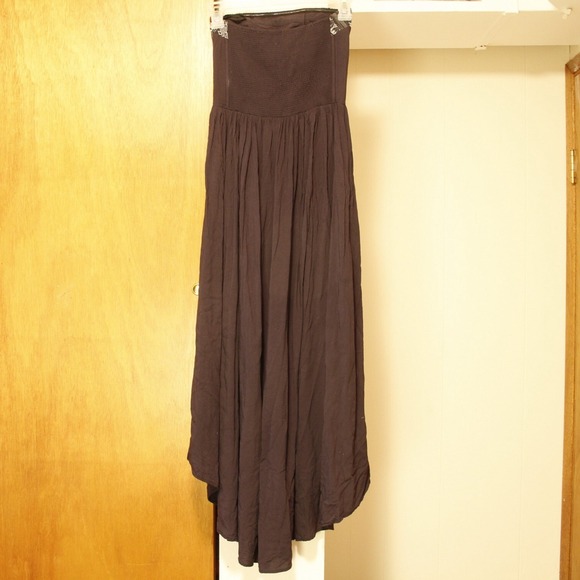 *SOLD* Navy Blue Tribal Top high low dress - Picture 2 of 4