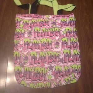 Playboy Graffiti Canvas Bag matching wallet NWOT Playboy Graffiti Canvas Bag matching wallet NWOT