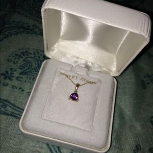 💜 Amethyst Drop Necklace 💜