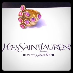 SOLD!! Yves Saint Laurent Arty Dots Ring (size 7)