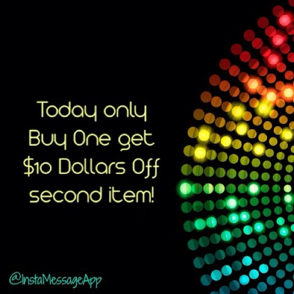 Buy 1 get $10 off $50 dollars or more