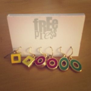 Brand new Free Press earring set