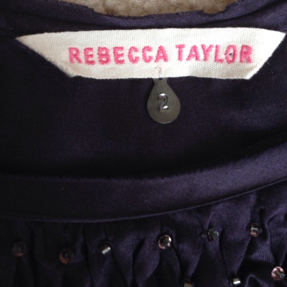 🎉 HOST PICK 🎉 Rebecca Taylor Beaded Silk Dress - Picture 4 of 4