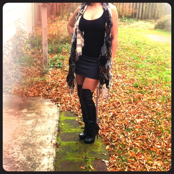 Steve Madden Boots - Sold.  Steve madden boots whole outfit.