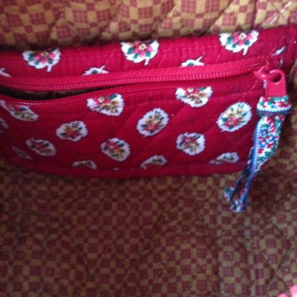 SOLD IN BUNDLE - Vera Bradley Red Leaf Duffle - Picture 4 of 4
