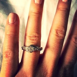 Simulated Diamond Ring