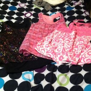 Girl shirts size l and xl