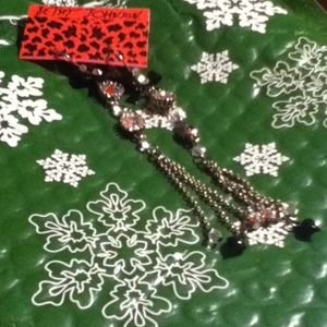 Daggling black/silver earrings❌❌❌sold