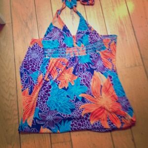 Halter, long sundress