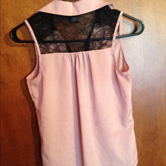 Pink and Black Wet Seal Top - Picture 2 of 4