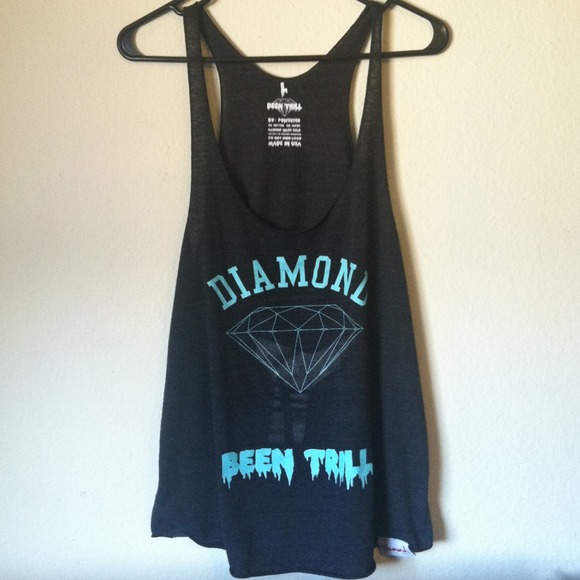 SOLD💋Diamond Been Trill tank💎💎
