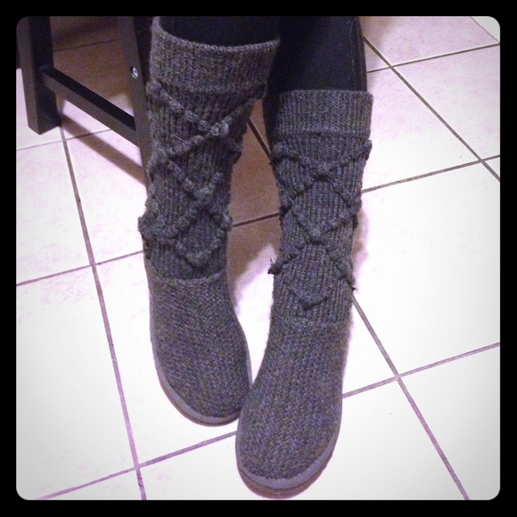 Knit Ugg boots