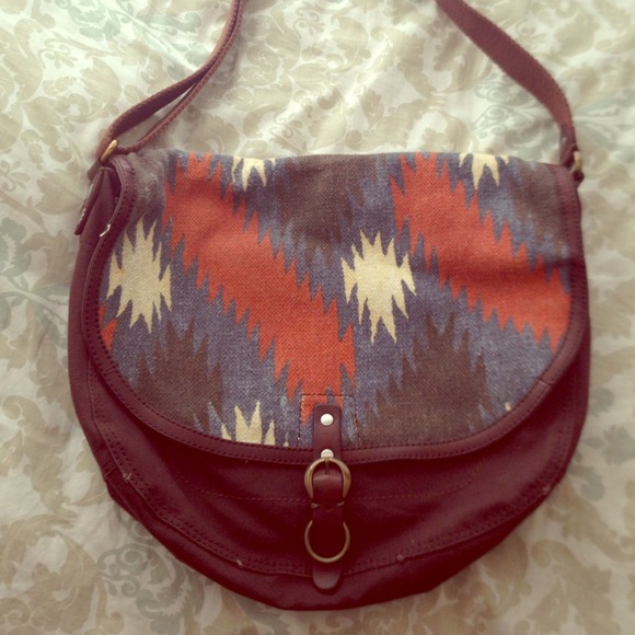 Lucky Brand Tribal Print Cross-body Bag