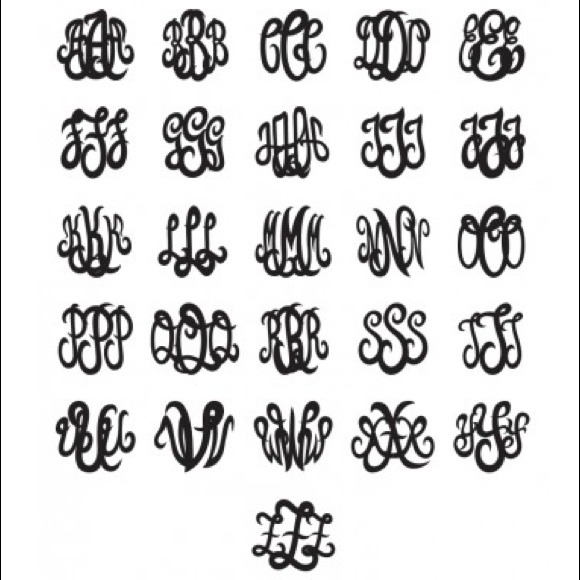 🎁Customized Monogram Necklace🎁 - Picture 2 of 3