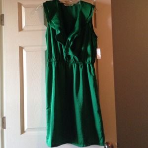 Emerald green lightweight dress