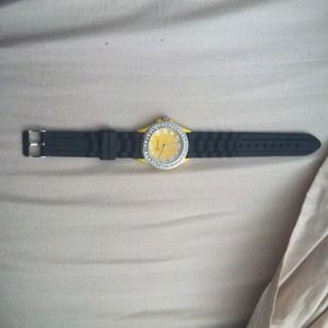 Black an gold watch!