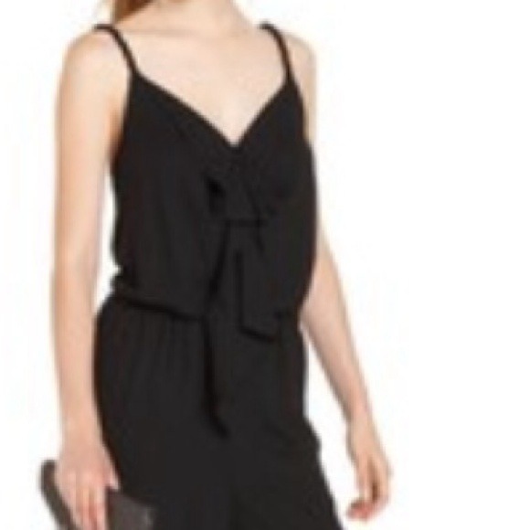 RACHEL ROY JUMPSUIT JOSEPHINE V-NECK RUFFLE - Picture 2 of 3