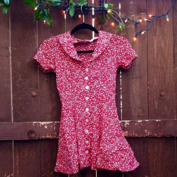 ❌Sold❌Betsey Johnson polka dot shirt tunic/dress