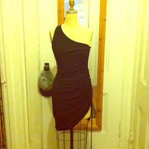 One shoulder LBD