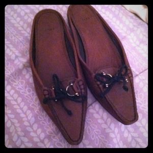 Brown zara flats
